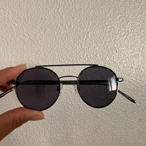 Vonzipper black round sunglasses
